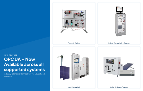 OPC UA Connectivity Built Into Heliocentris Energy Labs